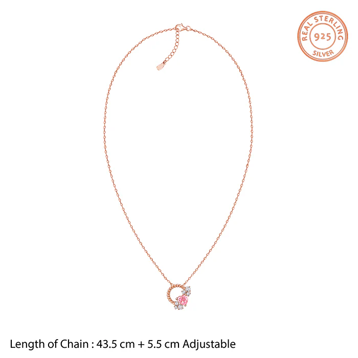 Rose Gold Heartbound Necklace - Image 5