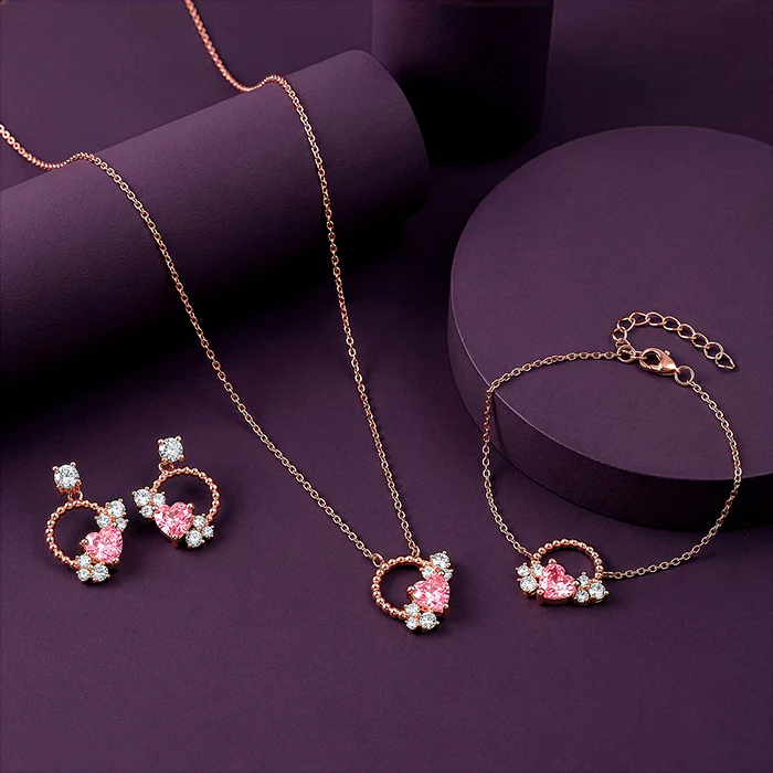 Rose Gold Heartbound Set of 3 - Image 3