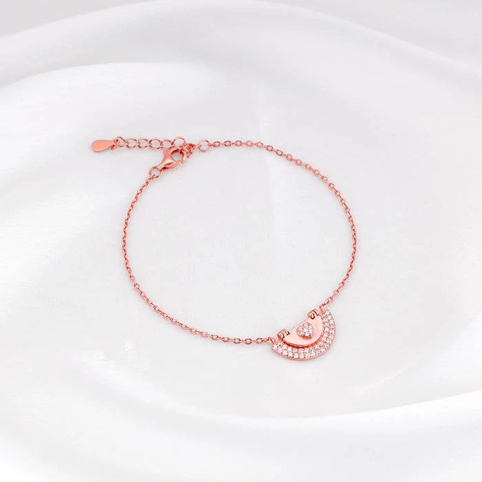 Rose Gold I Heart You Bracelet - Image 4