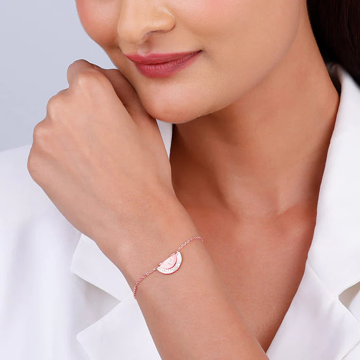 Rose Gold I Heart You Bracelet - Image 5