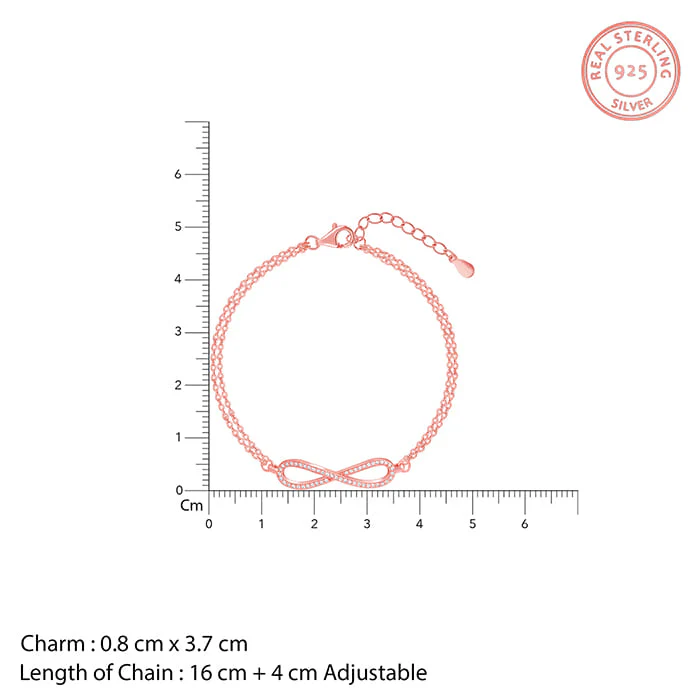 Rose Gold Spiral Splendour Bracelet - Image 4