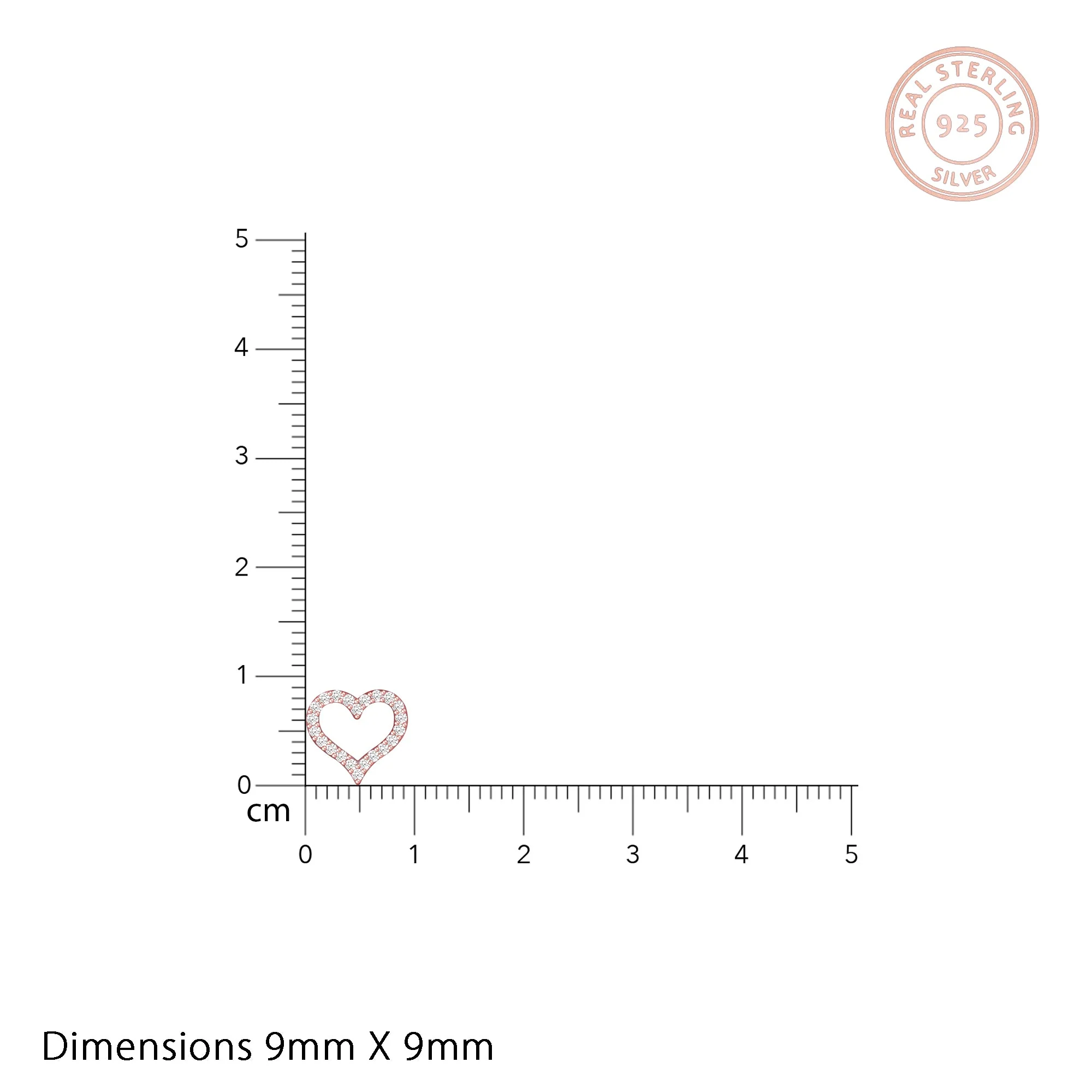 Rose Gold Queen of Hearts Set - Image 7