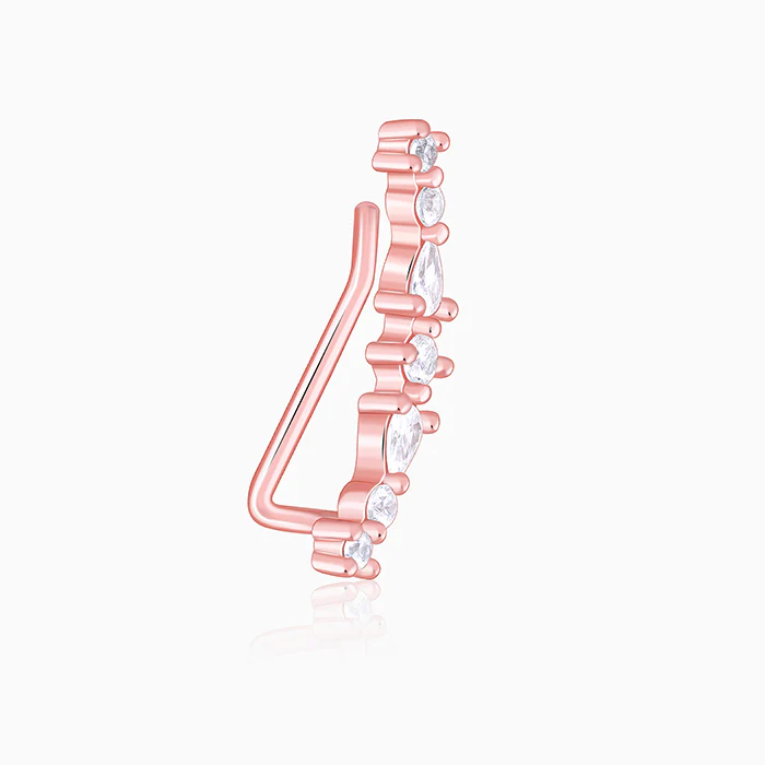 Rose Gold Ivy Whisper Ear Piercing - Image 4