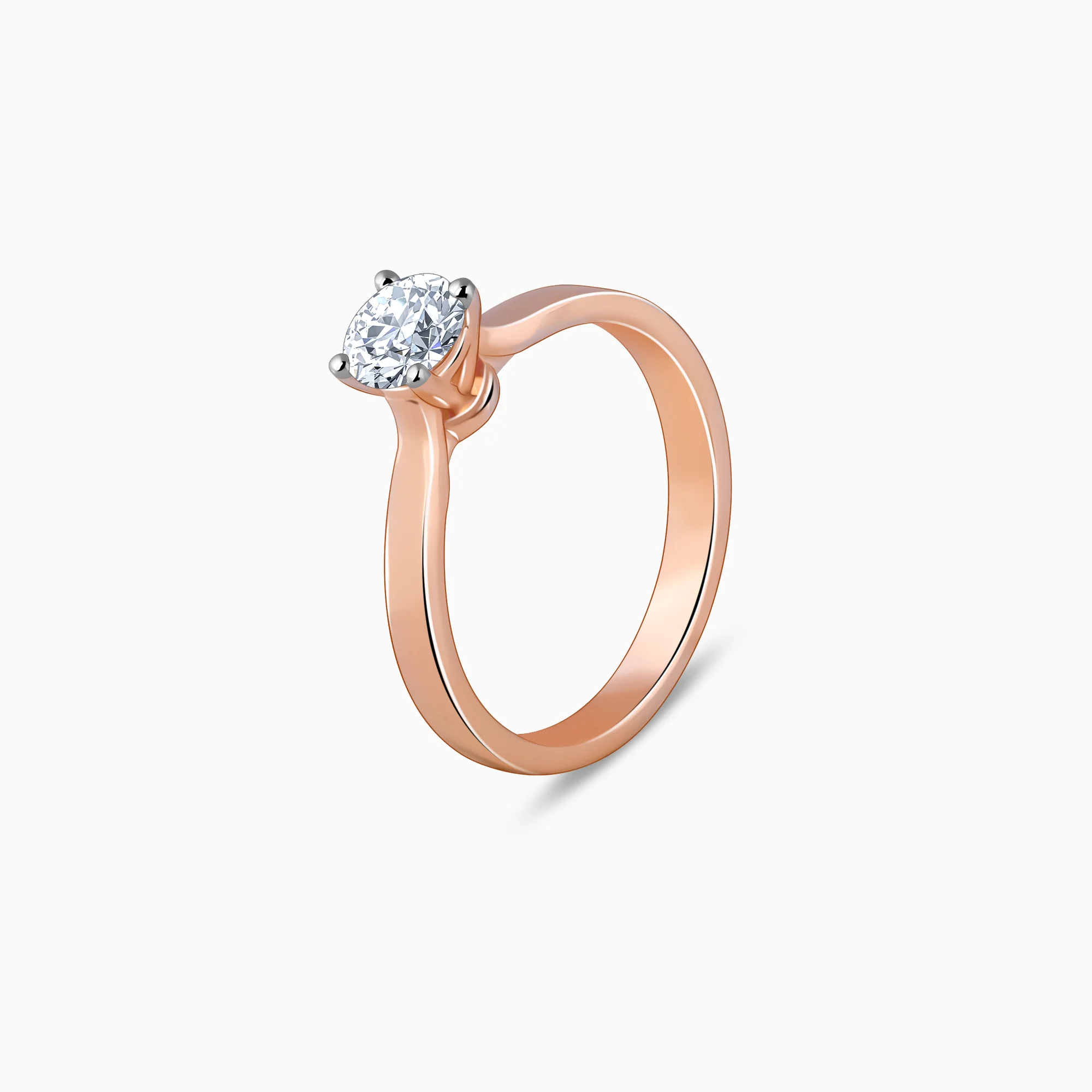 Rose Gold Joy Solitaire Lab Grown Diamond Ring - Image 4
