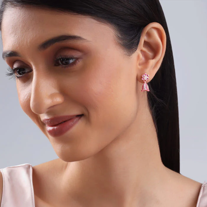 Rose Gold Kalinga Jhumki - Image 3