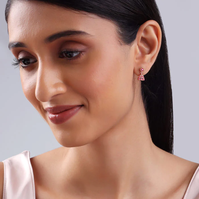 Rose Gold Kanchi Jhumki - Image 3