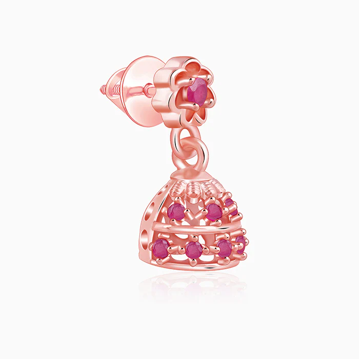 Rose Gold Kanchi Jhumki - Image 4