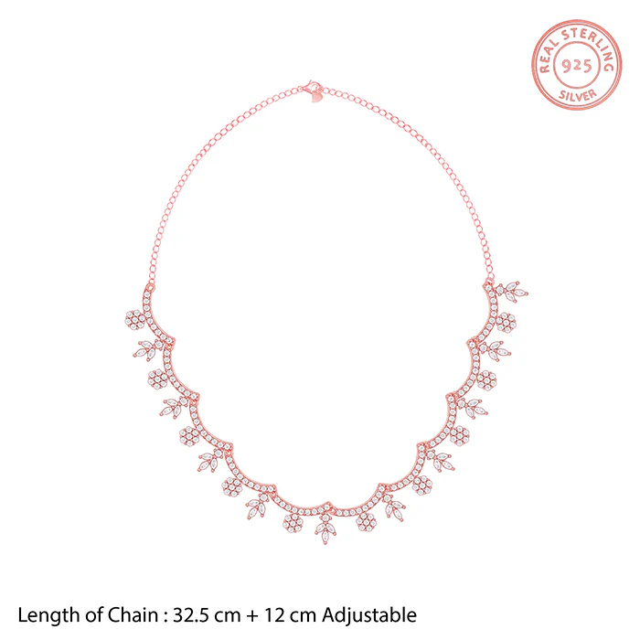 Rose Gold Katherine Necklace - Image 4