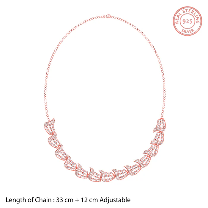 Rose Gold Kirsten Necklace - Image 4