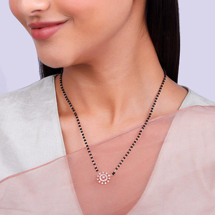 Rose Gold Kivar Mangalsutra - Image 3