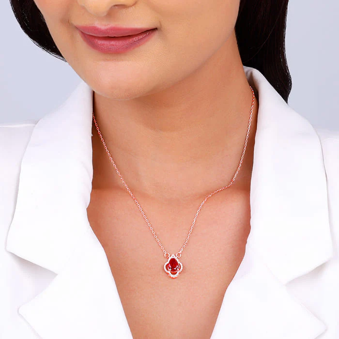 Rose Gold Love Confession Necklace - Image 3