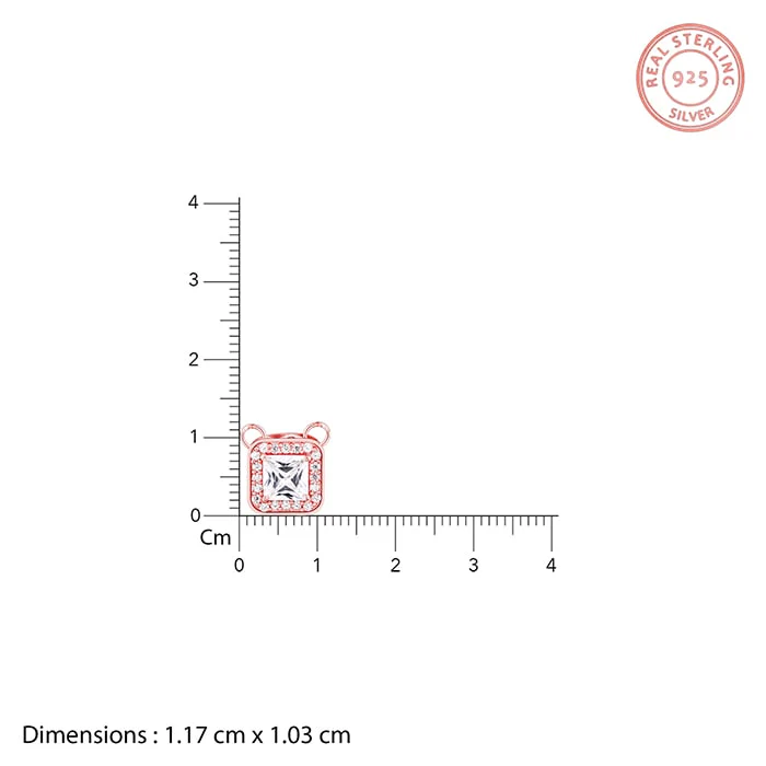 Rose Gold Love Square Mangalsutra - Image 6