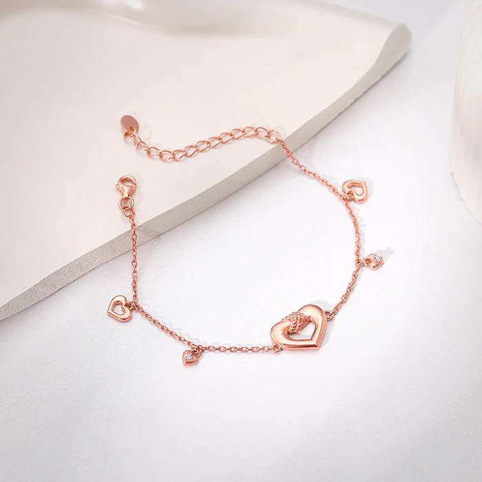 Rose Gold Loveknot Bracelet - Image 2