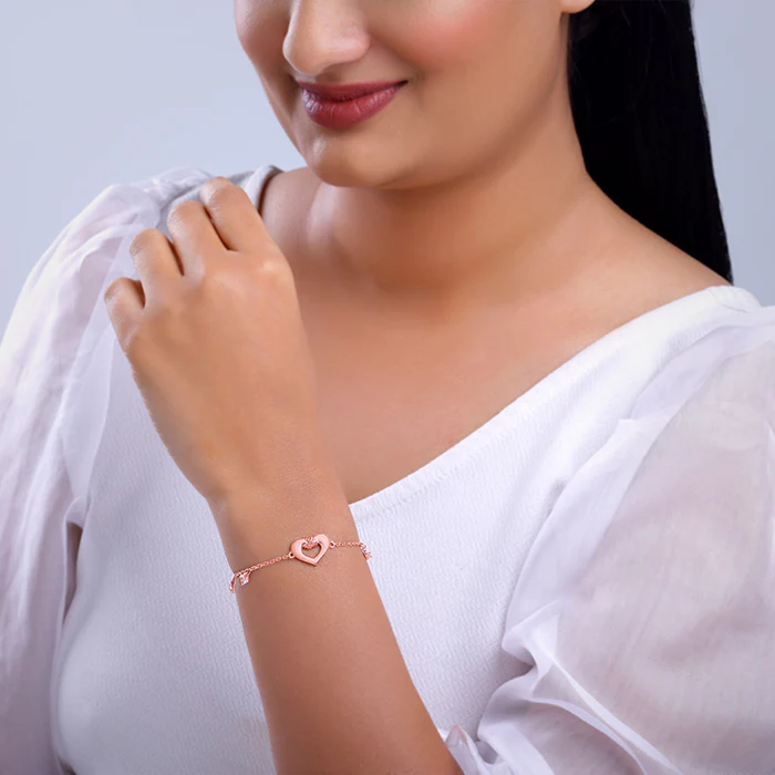 Rose Gold Loveknot Bracelet - Image 3