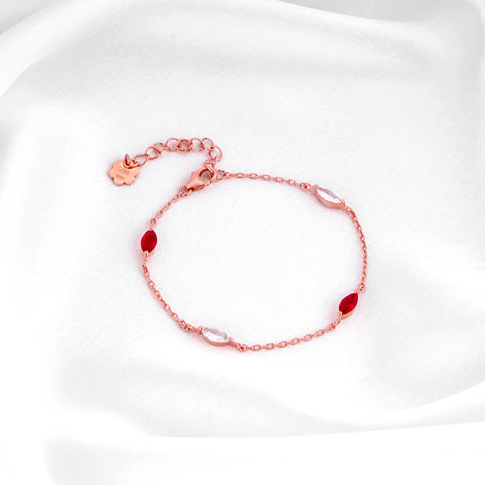 Rose Gold Love's Eye Bracelet - Image 2