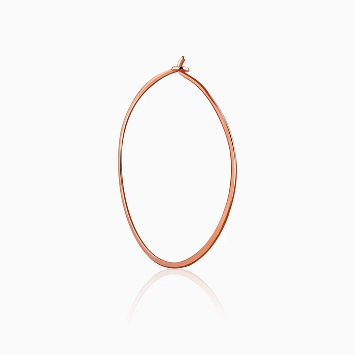Rose Gold Magical Hoop Earrings - Image 4
