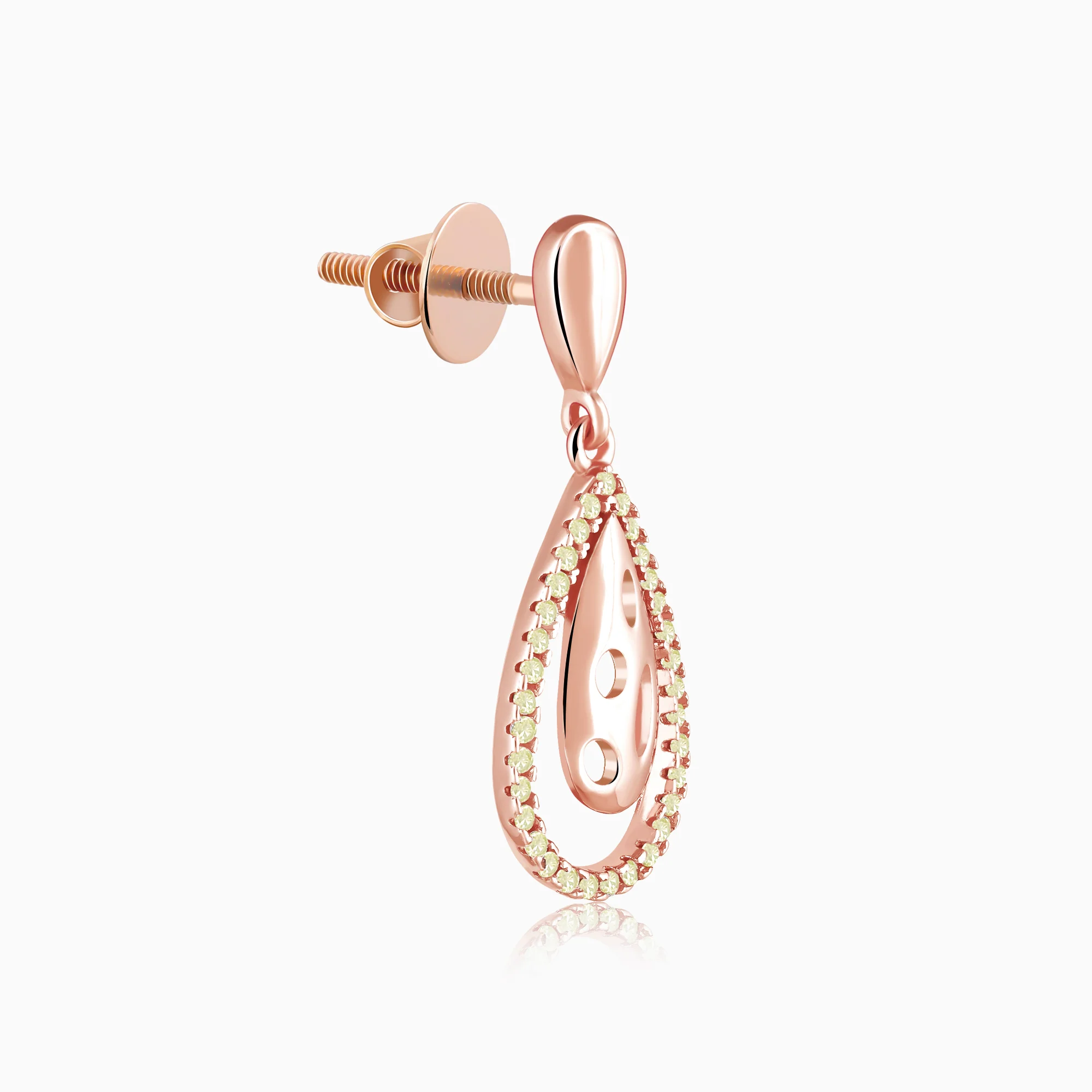Rose Gold Meherika Earrings - Image 4