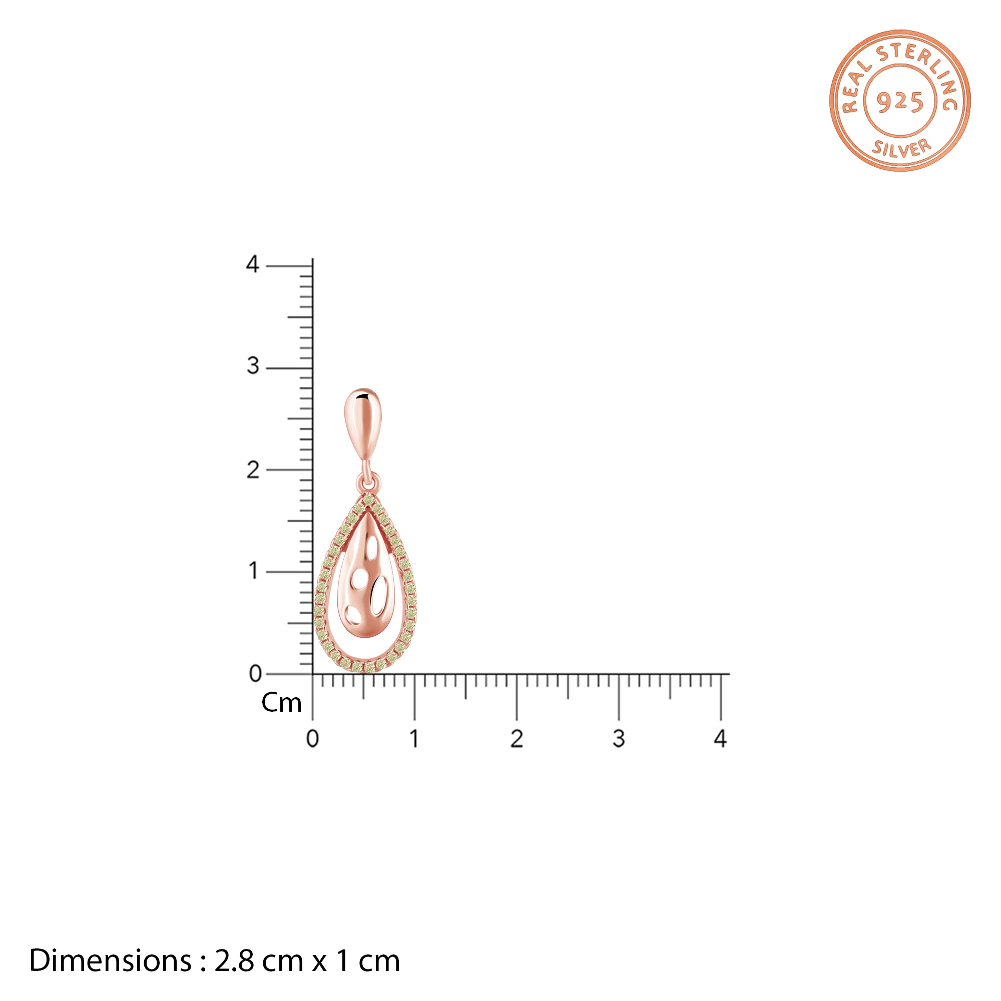 Rose Gold Meherika Earrings - Image 5