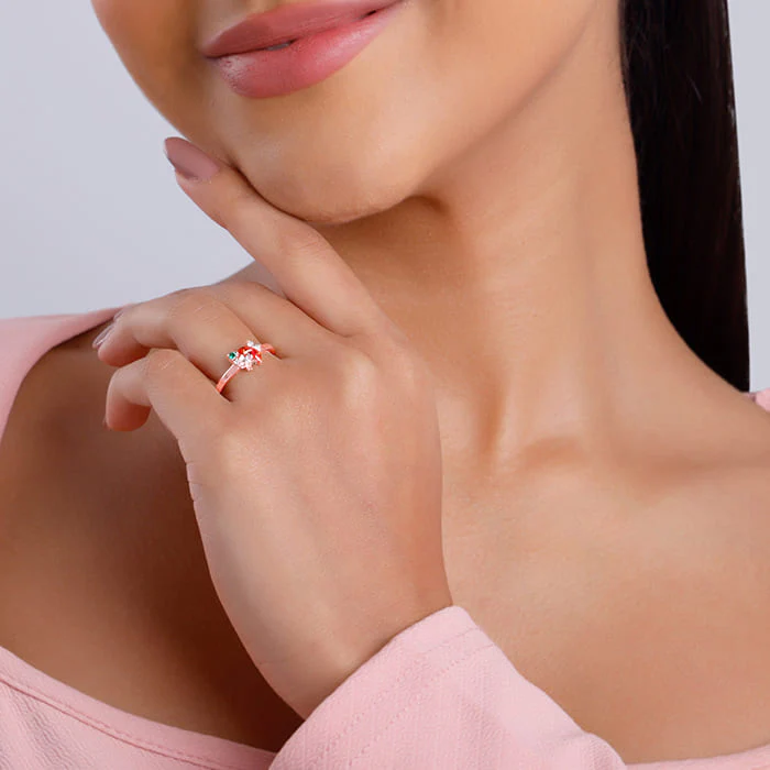 Rose Gold Mizu Ring - Image 3