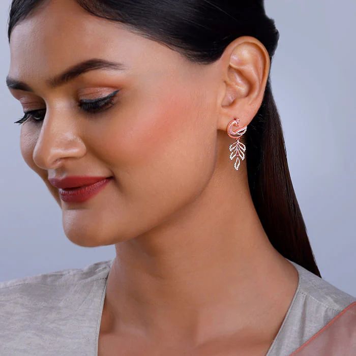 Rose Gold Mor Earrings - Image 3