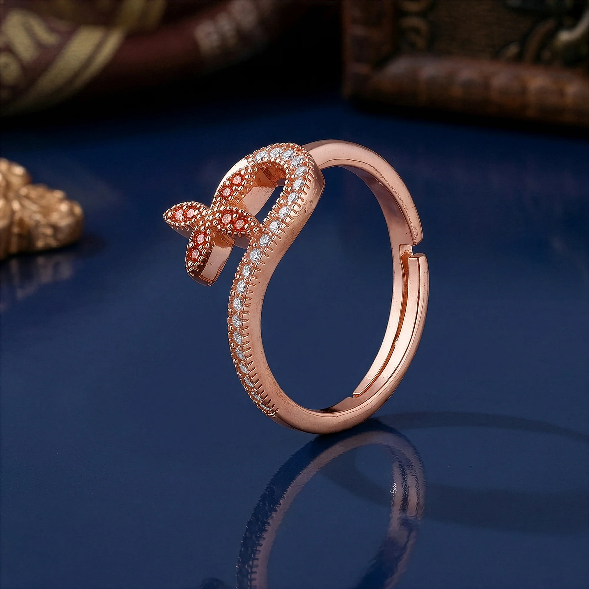 Rose Gold Morrigan Ring - Image 2