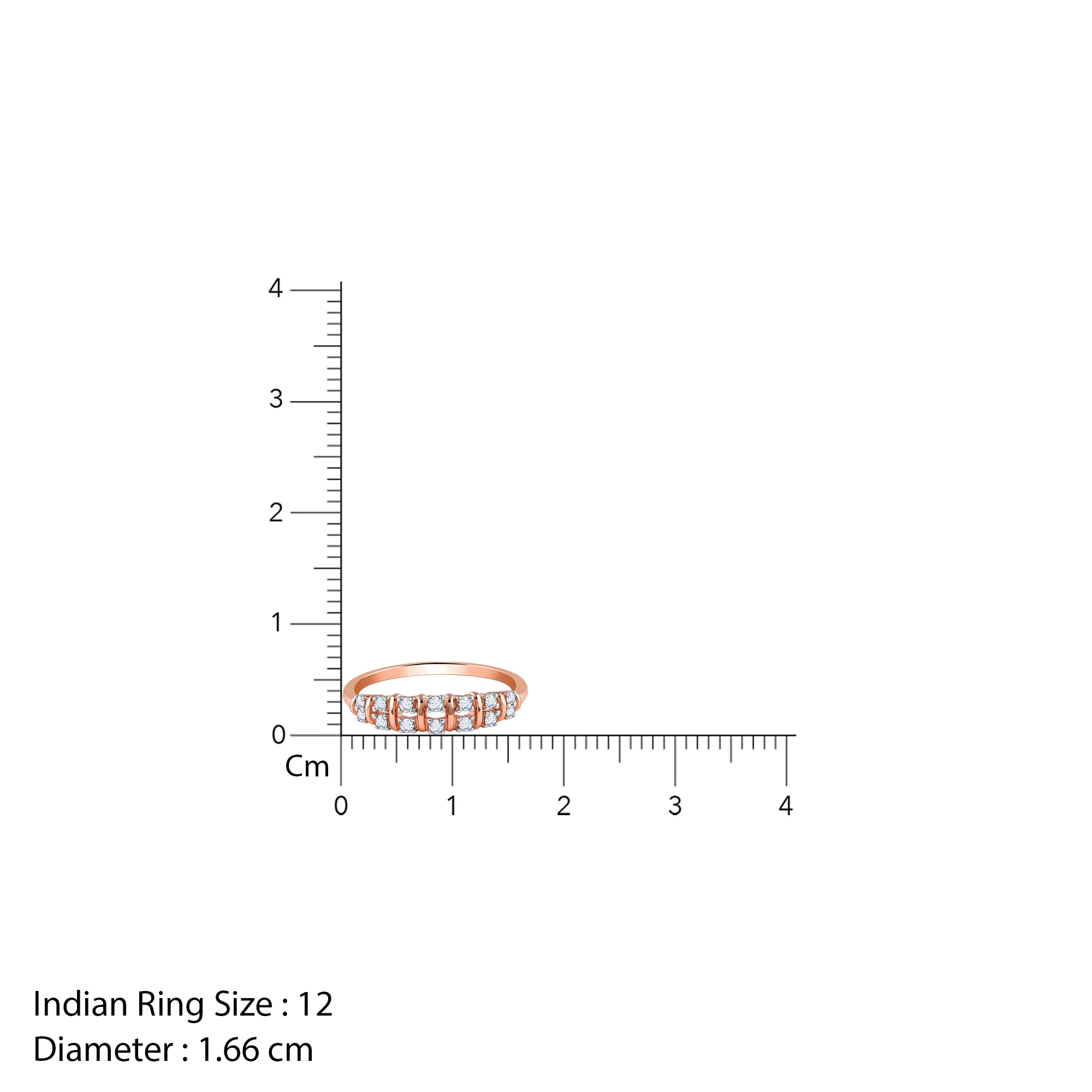 Rose Gold Mystical Celine Lab Grown Diamond Ring - Image 6