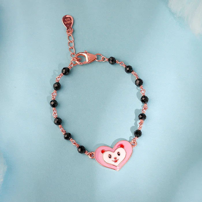 Rose Gold Nazariya Boo Kids Bracelet (0 - 2Years) - Image 2
