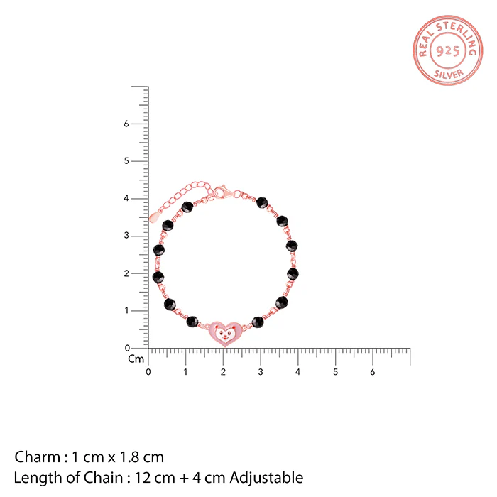 Rose Gold Nazariya Boo Kids Bracelet (0 - 2Years) - Image 4