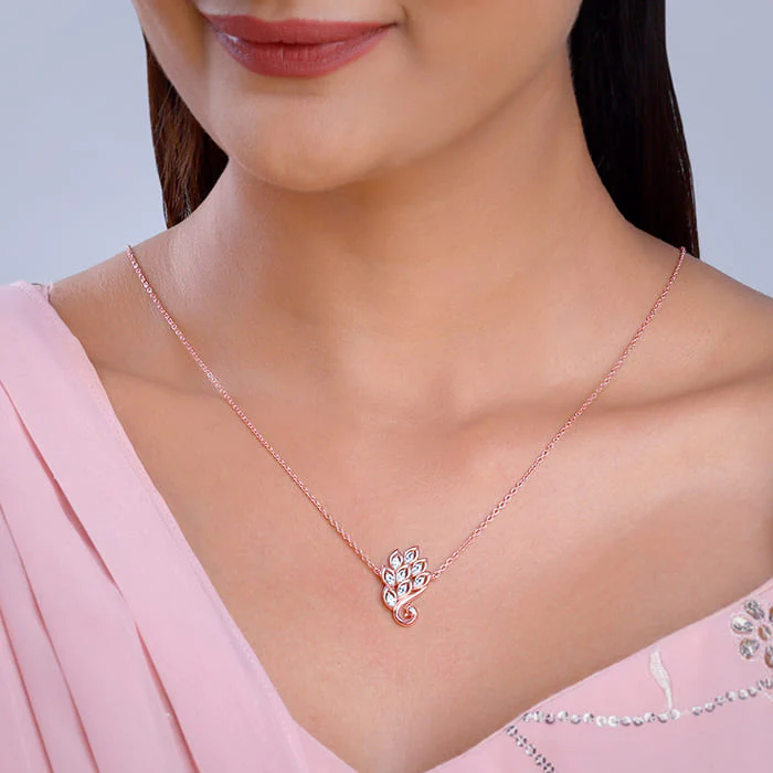 Rose Gold Nemali Necklace - Image 3