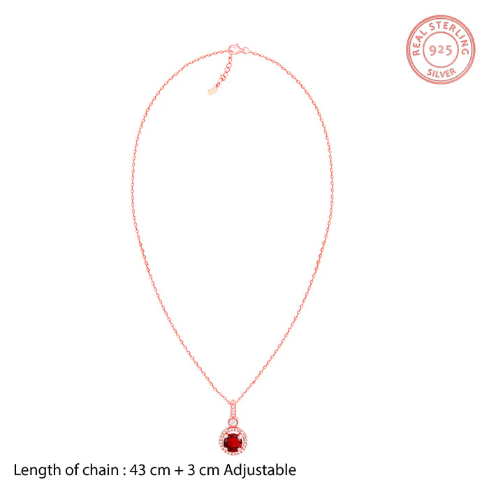 Rose Gold One And Only Pendant With Link Chain - Image 5