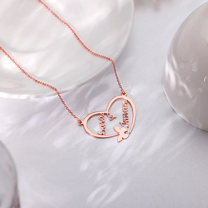 Rose Gold Personalised Forever Yours Pendant - Image 3