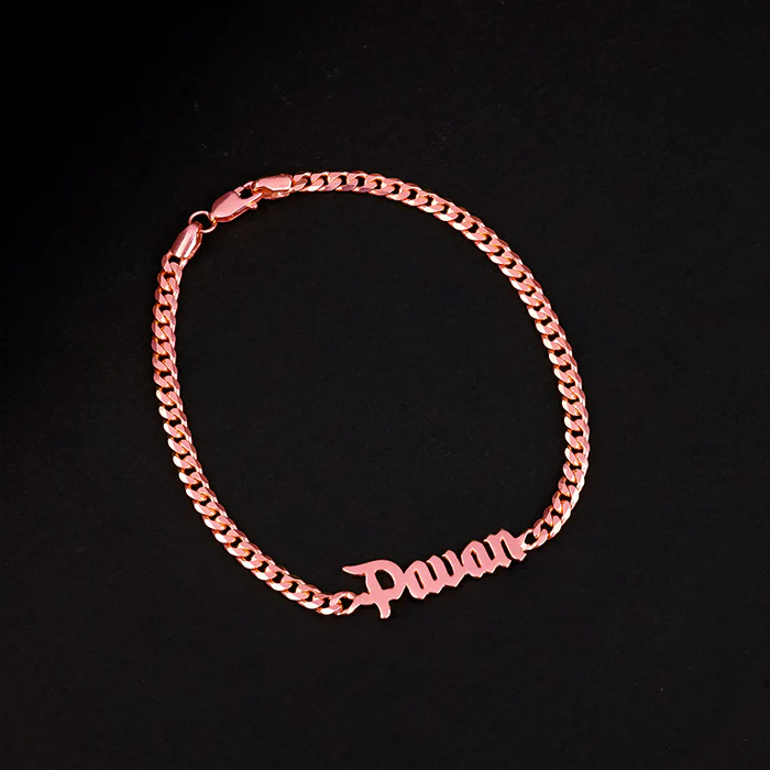 Rose Gold Personalised Timeless Classic Bracelet For Him - Image 2