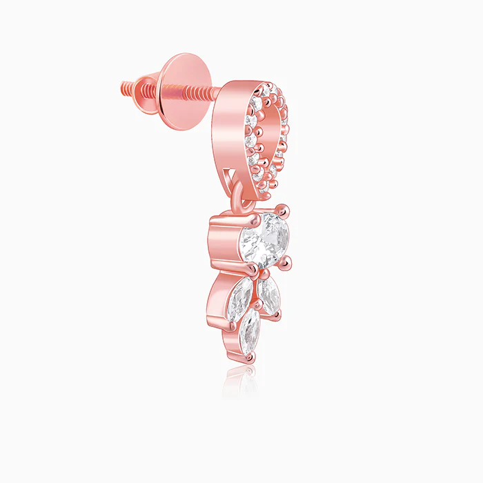 Rose Gold Petalo Earrings - Image 4