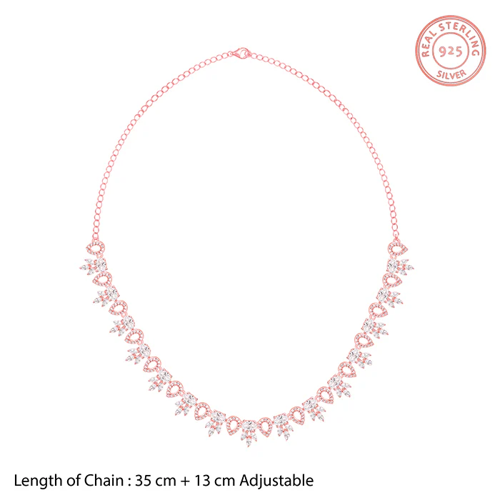 Rose Gold Petalo Necklace - Image 4