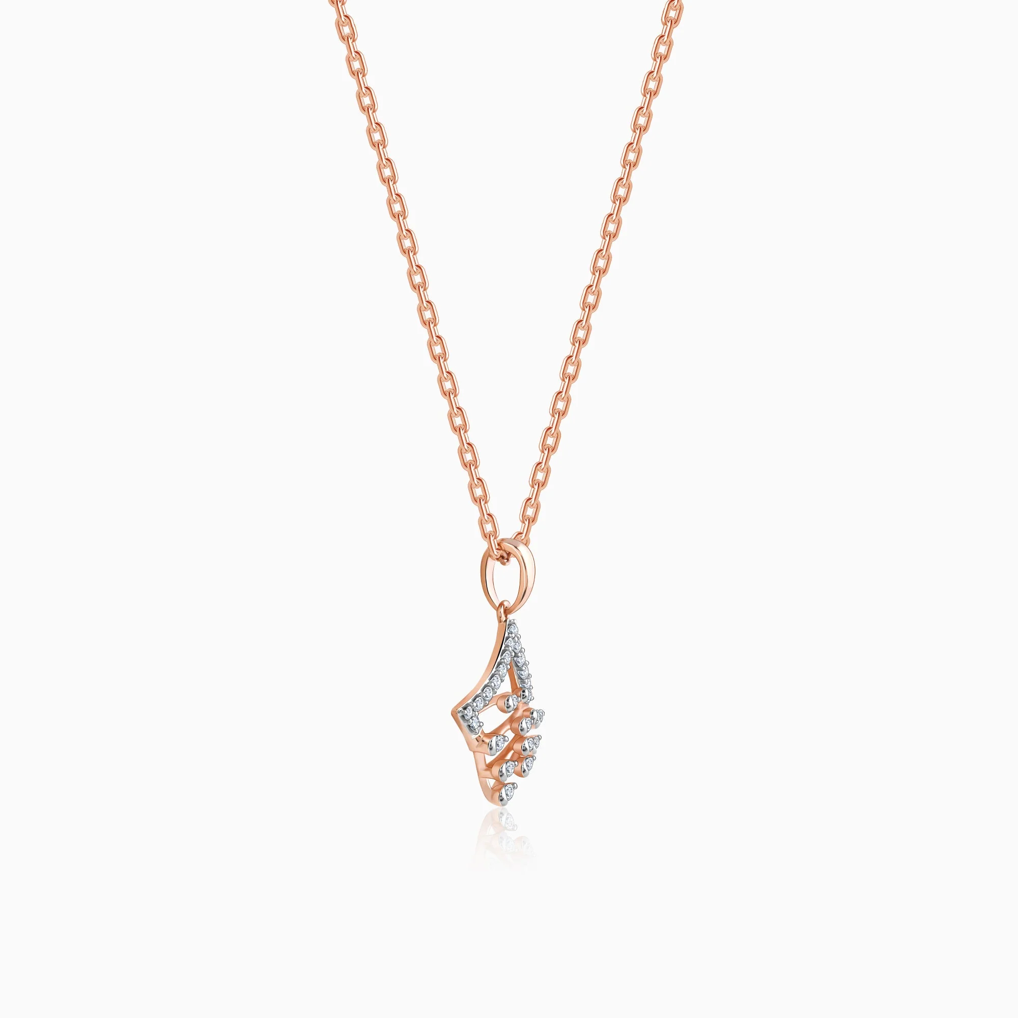 Rose Gold Prodigy Diamond Pendant - Image 4