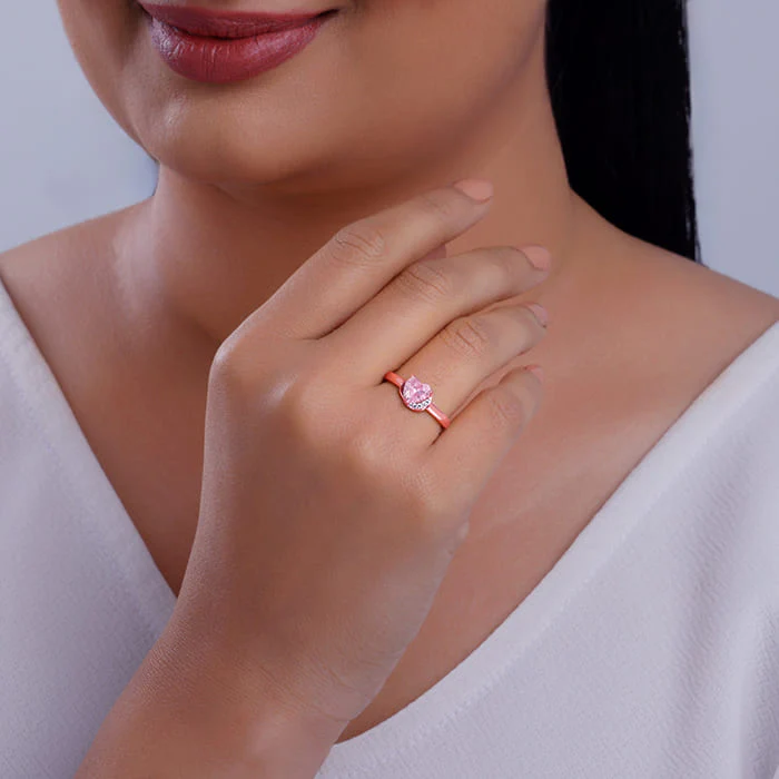 Rose Gold Radiance of Love Ring - Image 3
