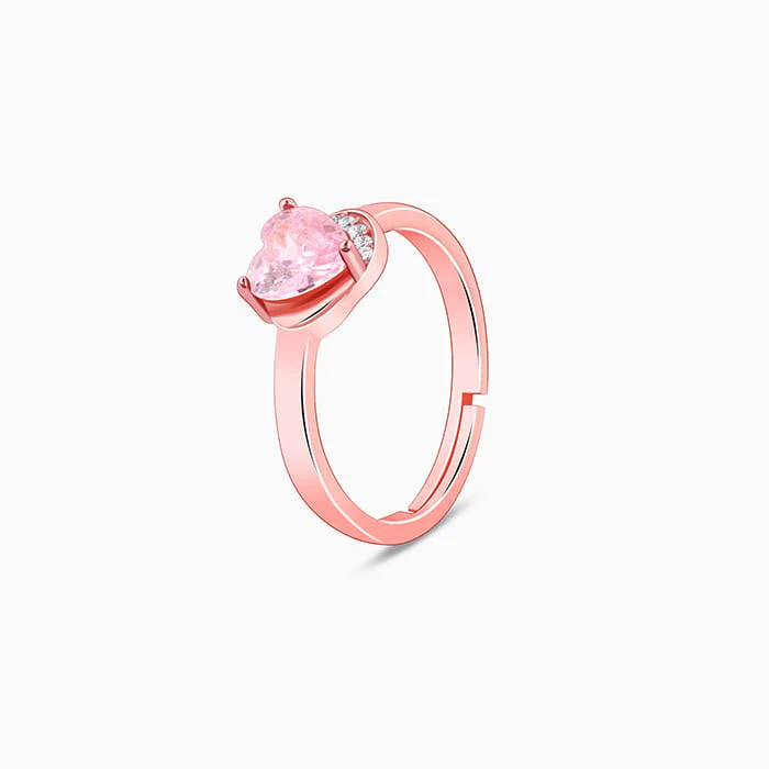 Rose Gold Radiance of Love Ring - Image 4