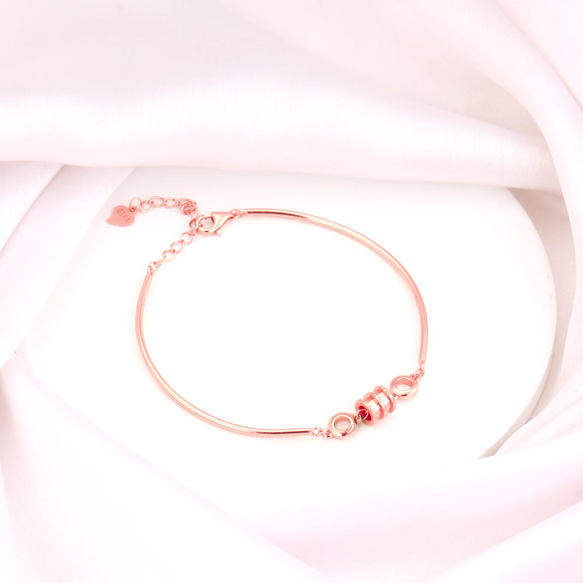 Rose Gold Reel Bracelet - Image 2