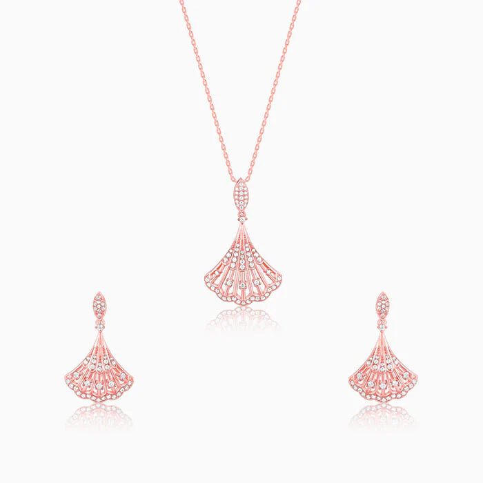 Rose Gold Seashell Set