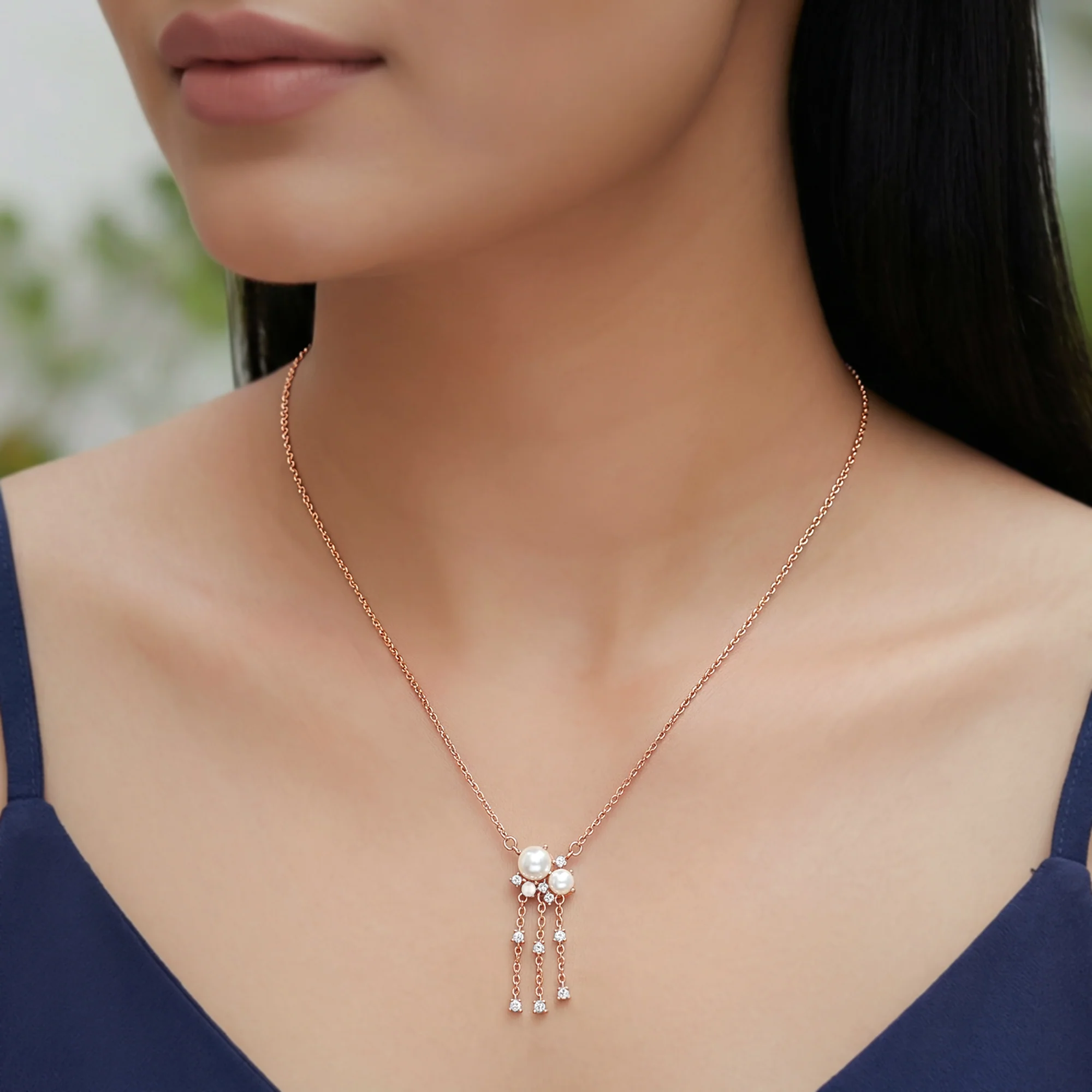 Rose Gold Senorita Necklace - Image 2