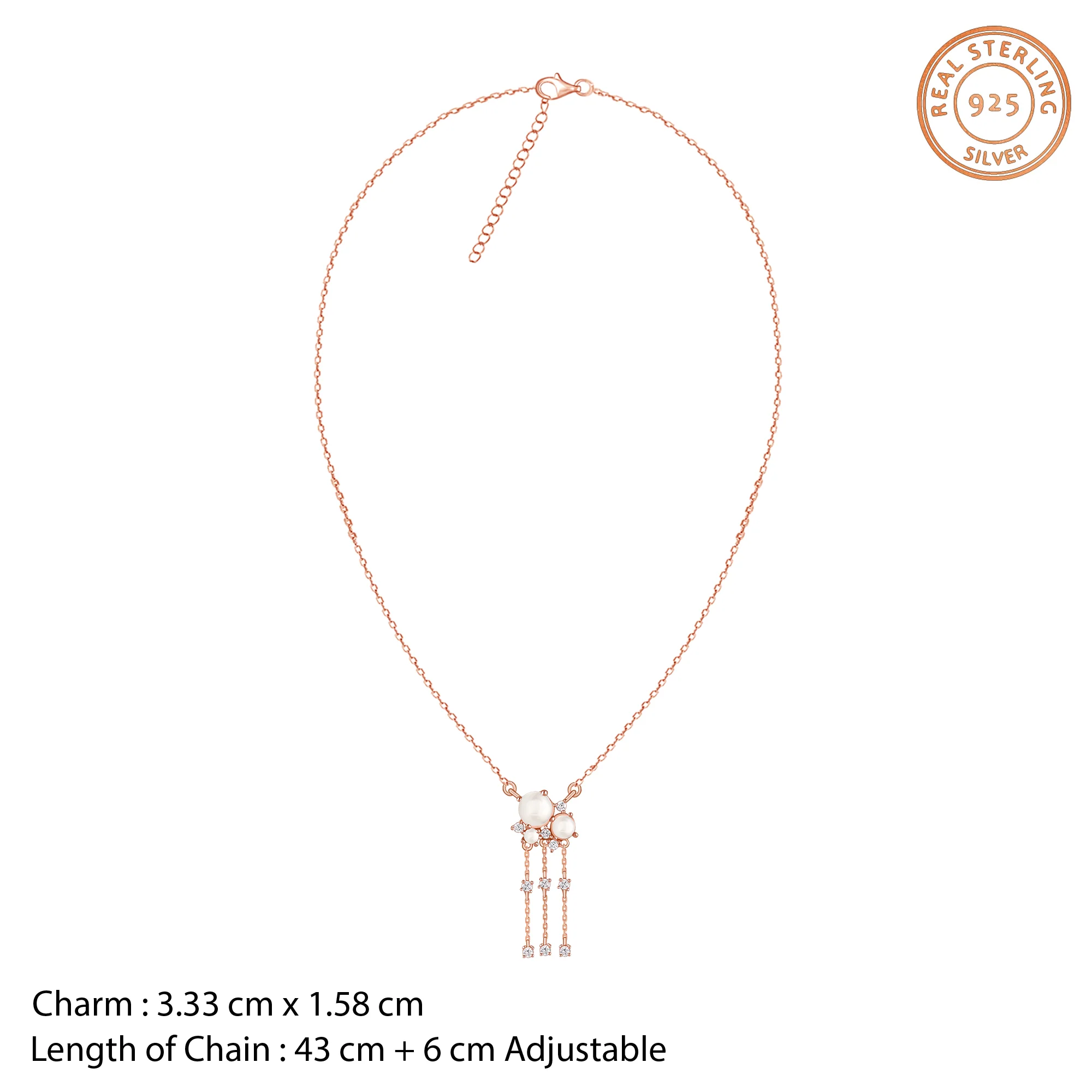 Rose Gold Senorita Necklace - Image 5