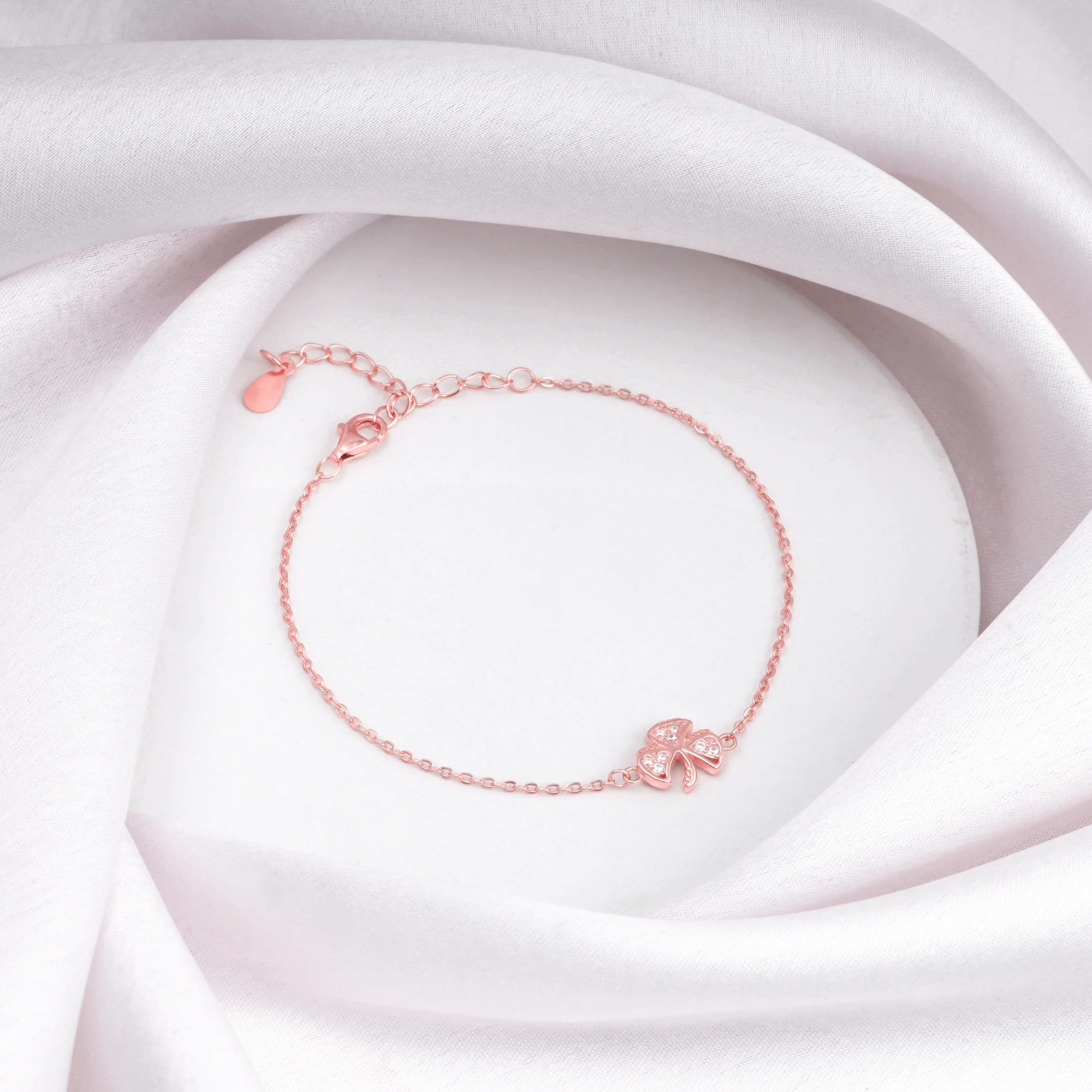 Rose Gold Shamrock Bracelet - Image 2