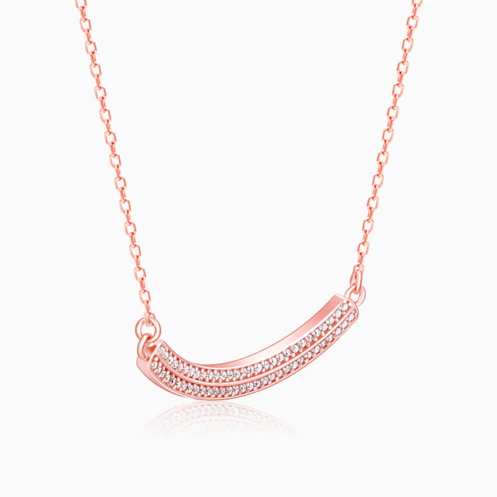 Rose Gold Slender Necklace - Image 4