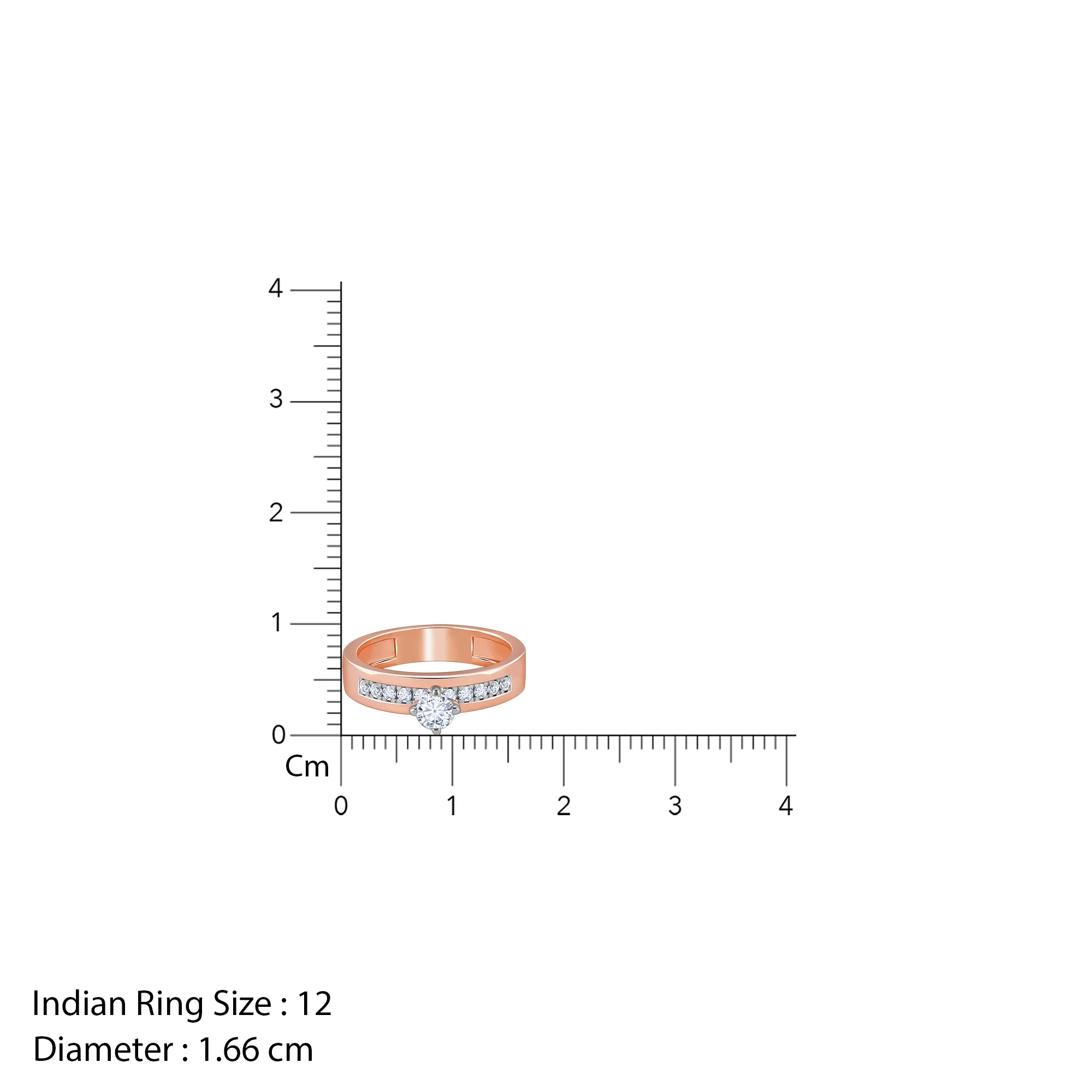Rose Gold Smitten Solitaire Lab Grown Diamond Ring - Image 6