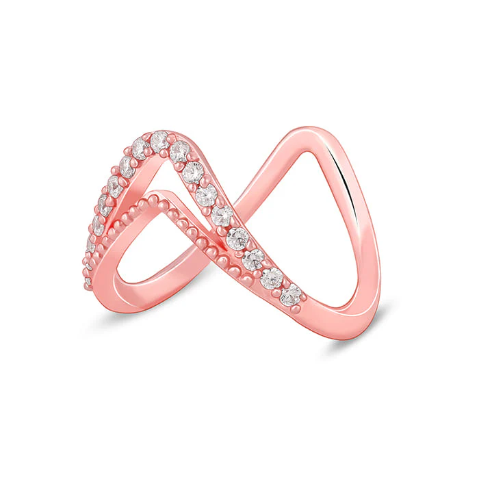 Rose Gold Sparkling Spirits Vanki Ring - Image 4