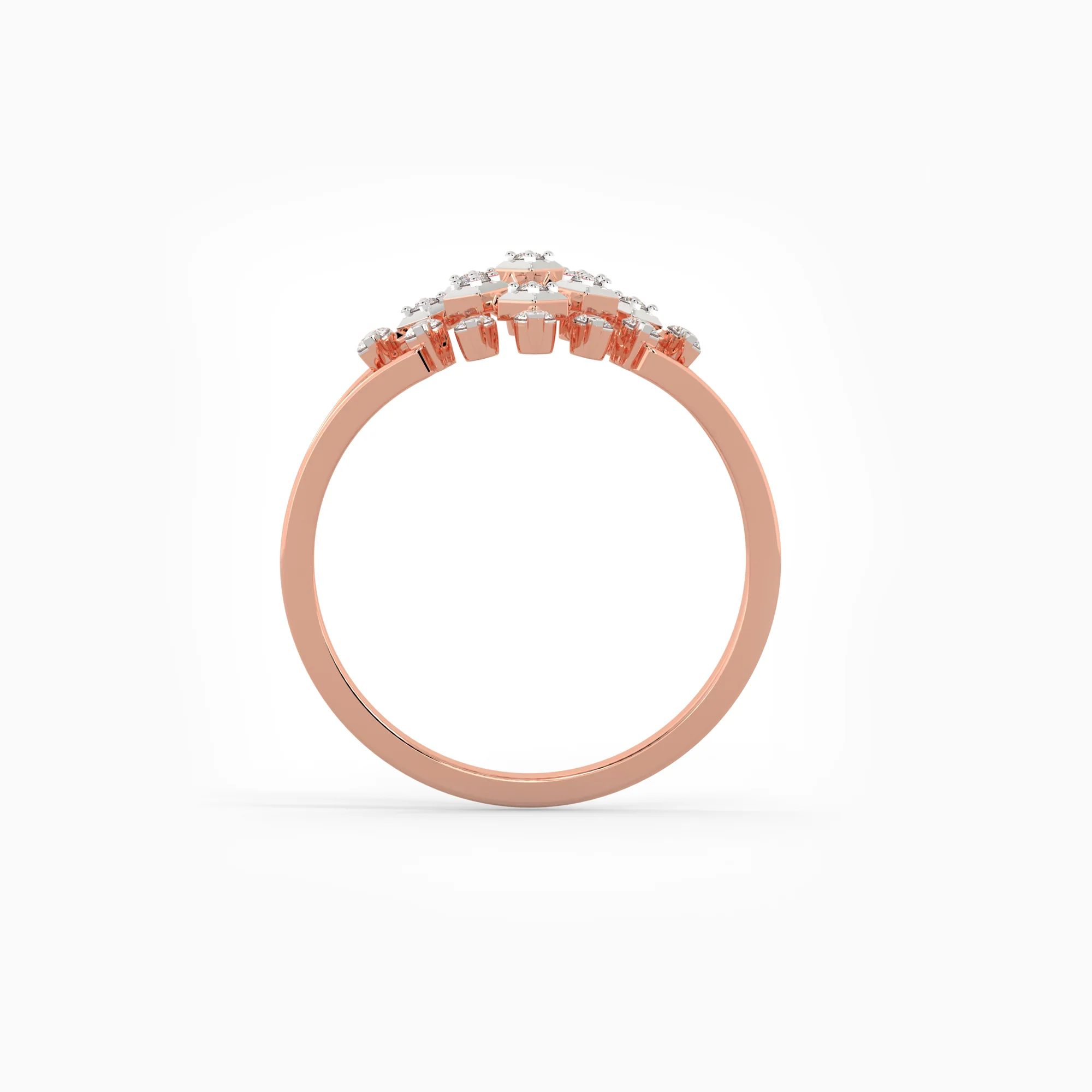 Rose Gold Spectacular Diamond Ring - Image 6