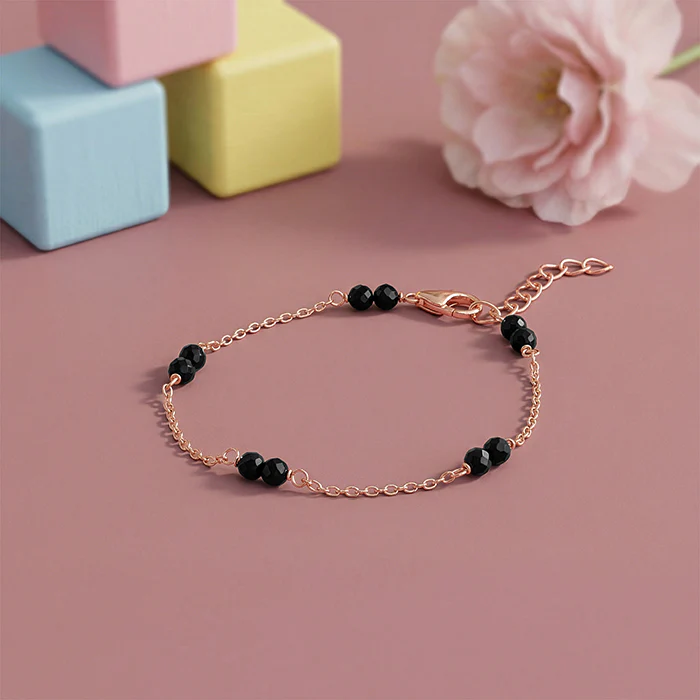 Rose Gold Starry Dot Kids Bracelet (2 - 8 Years) - Image 2