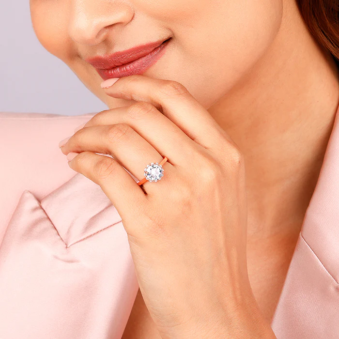 Rose Gold Sunshine Ring - Image 3