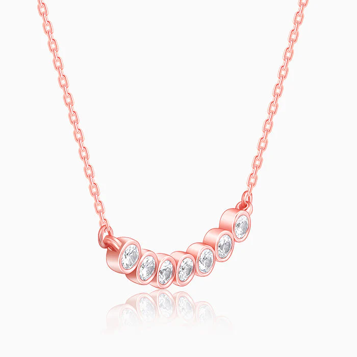 Rose Gold Sweet Love Necklace - Image 4