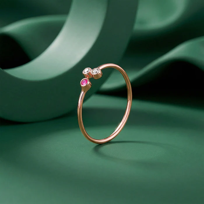 Rose Gold Trinity Ring (Size 12) - Image 2